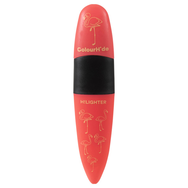 ColourHide 1960103 Designer Highlighter Quirky Flamingo Red - Box12 | Mega Office Supplies