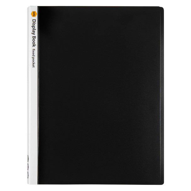 Marbig Non Refillable Display Book 20 Pocket Black Box of 10