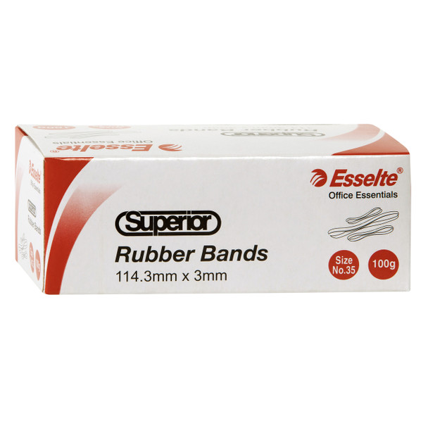 Esselte #37840P Superior Rubber Bands No.35 100gm Natural Colour Box - Esselte, Esselte Australia, Esselte stationery, Esselte office tools, Esselte accessories | It's A Mega Thing