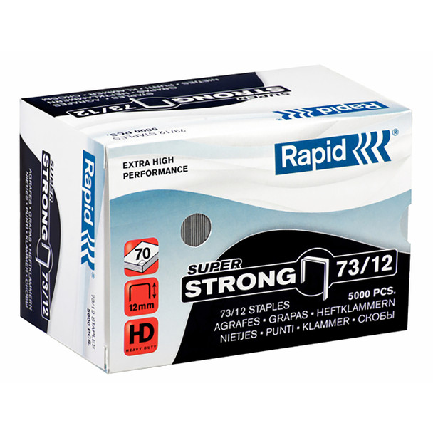 Rapid Super Strong 73/12mm Staples Box 5000