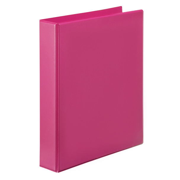 Marbig Clearview Insert Binder 25mm 2D A4 Pink Pack of 20