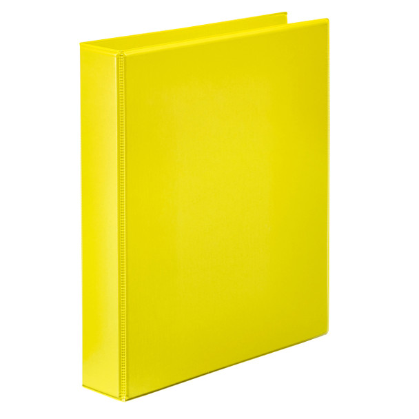Marbig Clearview Insert Binder 25mm 2D A4 Yellow Pack of 20