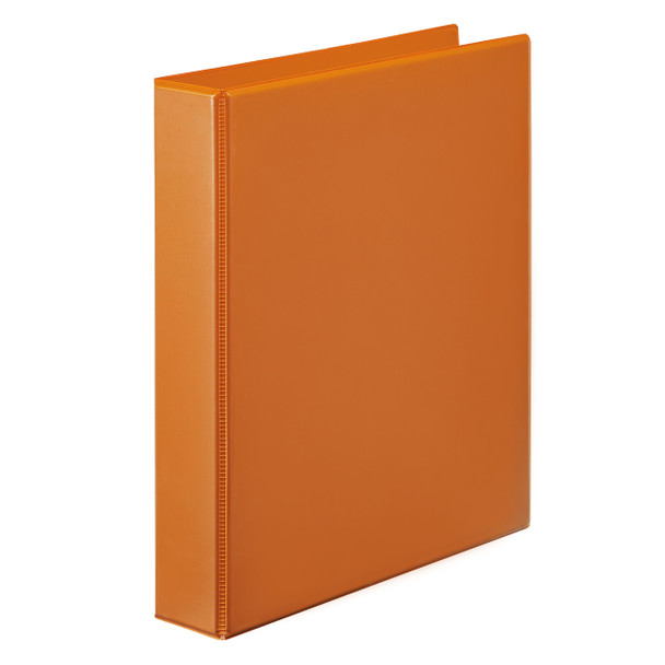 Marbig Clearview Insert Binder 50mm 4D A4 Orange Pack of 12