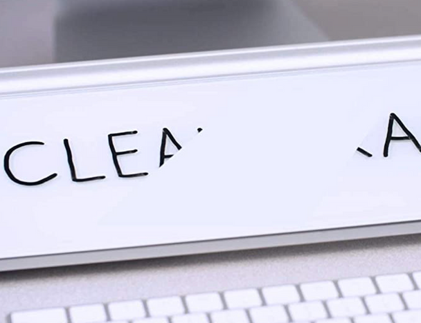 Quartet 460 x 150mm Desktop Glass Computer Pad