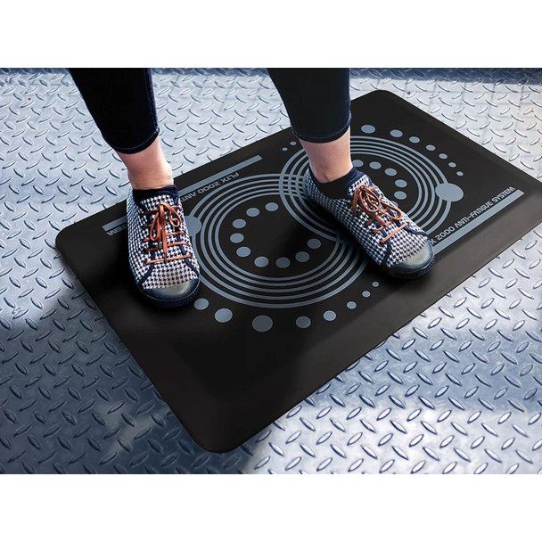 Floortex AFS-TEX 2000 Black Anti-Fatigue Mat 40 x 60cm