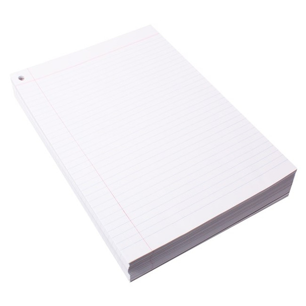 Quill Exam Paper Ruled 1 Hole Punched 60gsm A4 White Pack of 500