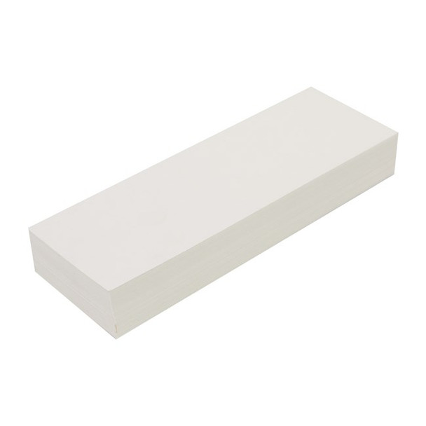Quill Sentence Card Strips Blank 300gsm 300 x 100mm White Pack of 100