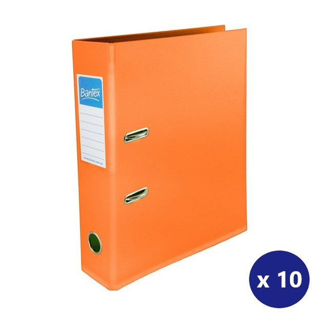 Bantex A4 Fruits Lever Arch File PVC Mango Box of 10