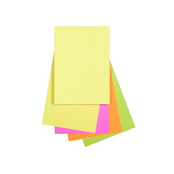 Quill A4 Coloured Paper 80gsm Fluoro Assorted Pack of 250
