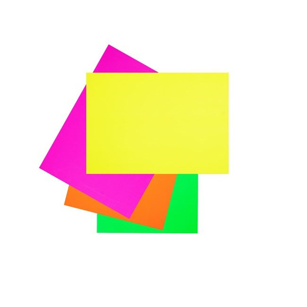 Quill Coloured Paper 80gsm A3 Fluoro Assorted Pack of 150