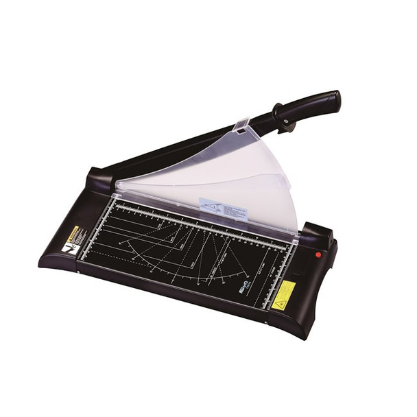 Ledah A4 Office Guillotine with Laser 10 Sheet Capacity Black