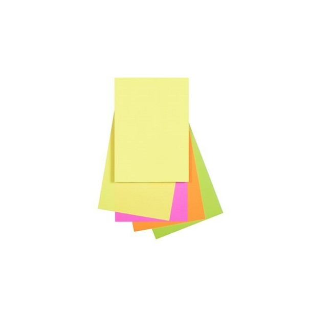 QUILL 100850606 COLOURED PAPER 80GSM A5 PACK 250 FLUORO ASSORTED (BH95372)