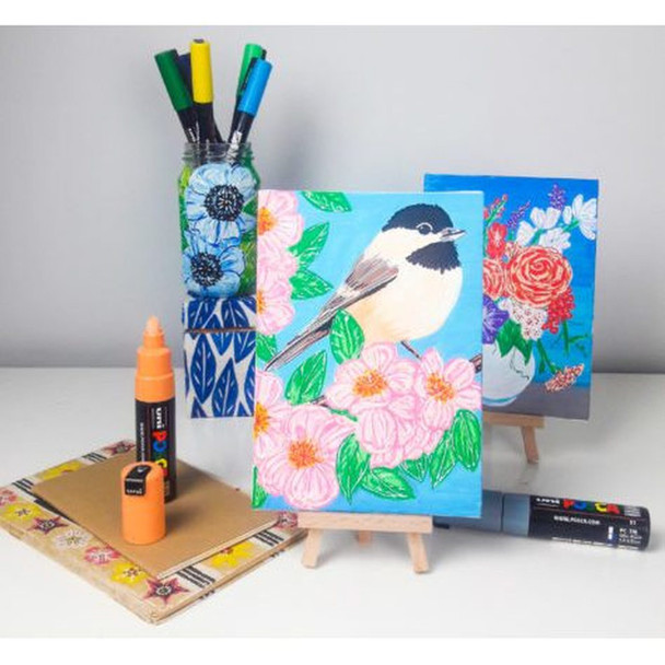 Posca PC-7M Paint Marker Pen Bullet Bold Individual Colours Bundle of 15