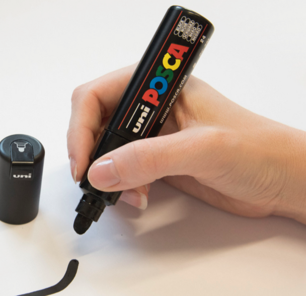 Posca Paint Marker Pen PC-7M Bullet Bold Bundle of 15 Individual Colours