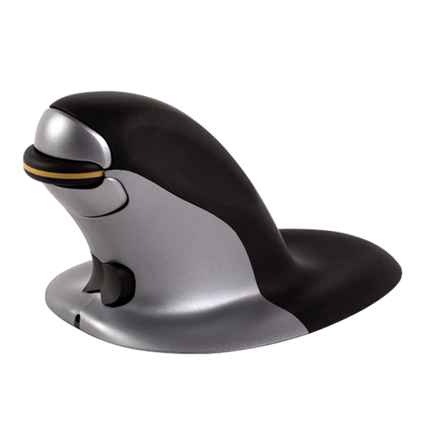 Fellowes Vertical Ambidextrous Penguin Ergonomic Mouse Wireless Large