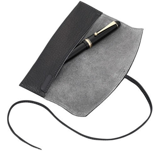Pilot Pensemble 1 Pen Leather Pouch Roll Black