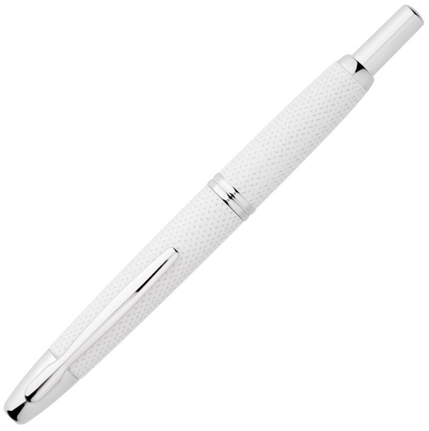 Pilot Capless Splash Fountain Pen White Fine Nib