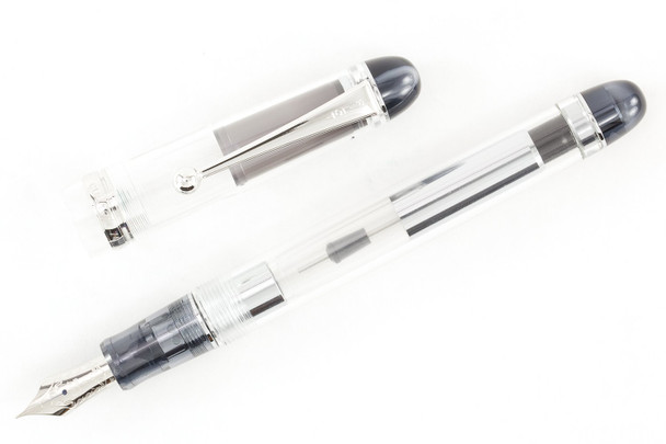 Pilot Custom 74 Fountain Pen Clear Barrel Medium Nib
