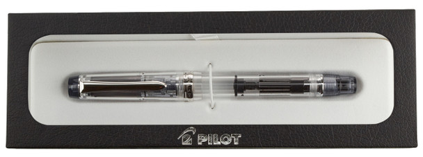 Pilot Custom Heritage 92 Clear Barrel Fine Nib Fountain Pen