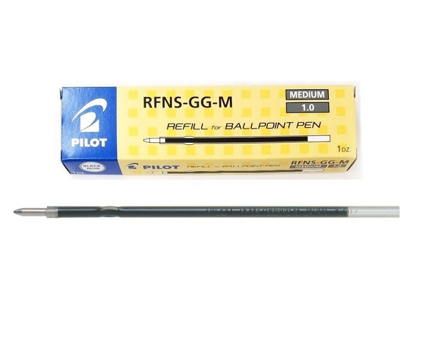 Pilot Retractable Ballpoint Refill 1.0mm Black Box of 12