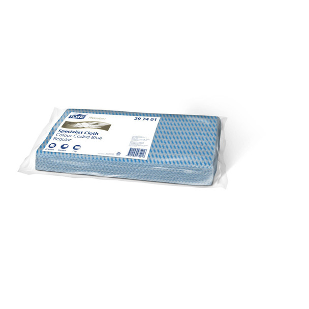 Tork 297401 Blue Light Cleaning Cloth 25 Cloths Folded - Carton of 6 | It's A Mega Thing