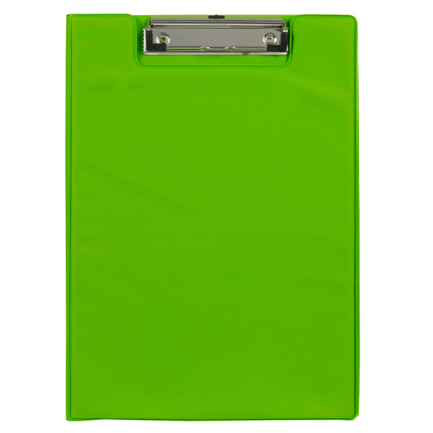 Marbig Clipfolder Polypropylene A4 Summer Colours Lime