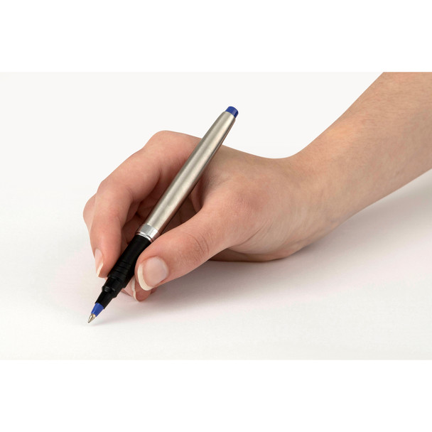 Artline Blue - 149213 Signature Silver Rollerball Pen | Mega Office Supplies