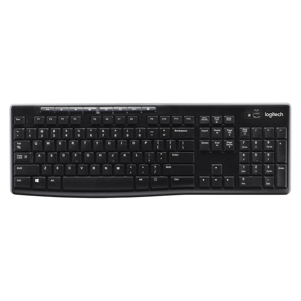 Logitech K270 USB Wireless Keyboard Black | Mega Office Supplies