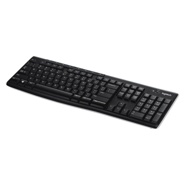 Logitech USB Wireless Keyboard Black K270