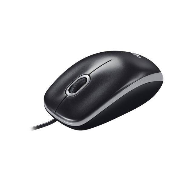 Logitech USB Wired Keyboard and Mouse Combo Black MK200