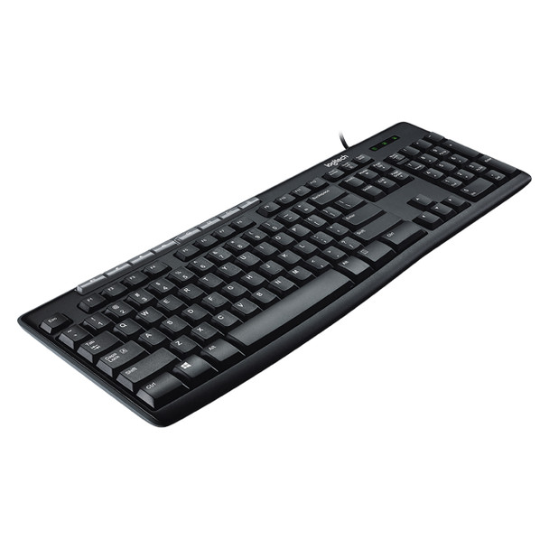 Logitech MK200 USB Wired Keyboard and Mouse Combo Black