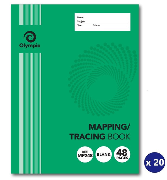 Olympic Mapping Book 48 Pages Blank Stapled Pack of 20