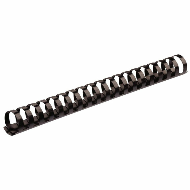 Fellowes #5348504 Plastic Binding Combs 21 Ring 25mm Round Black - 50/Pack | It's A Mega Thing