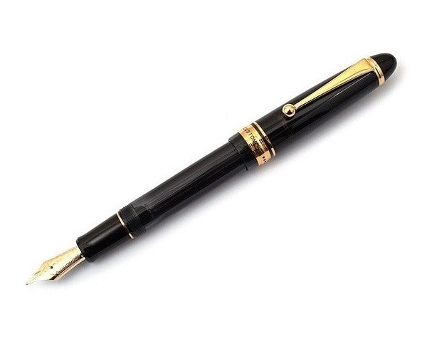 Pilot Custom 823 Fountain Pen Black Barrel 14K Gold Broad Nib