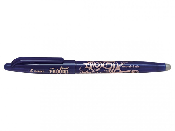 Pilot FriXion Ball Erasable Rollerball Gel Pen Medium Blue Box of 12