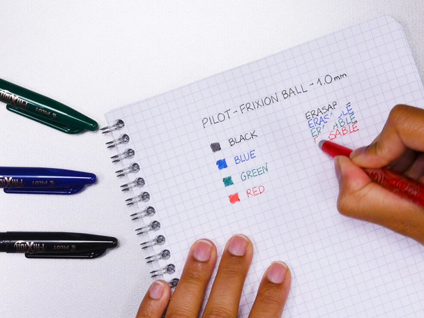 Pilot Frixion Ball Erasable Gel Ink Pen Medium 1.0mm Blue Box of 12