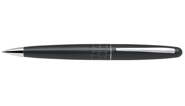 Pilot MR2 Premium Ballpoint Pen Medium Black Crocodile Barrel Black Ink