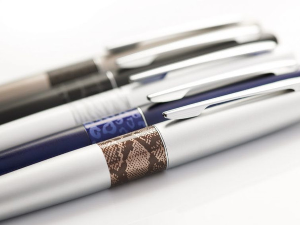 Pilot MR2 Ballpoint Pen Crocodile Black Barrel Medium 1.0mm Black Ink