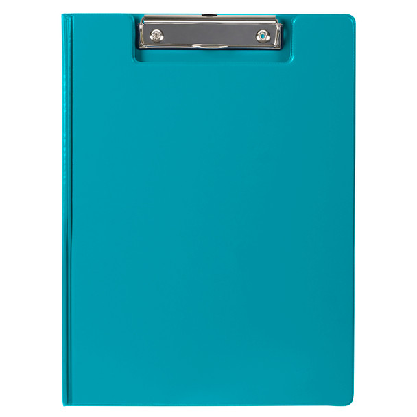 Marbig Clipfolder Polypropylene A4 Summer Colours Blue Box of 6