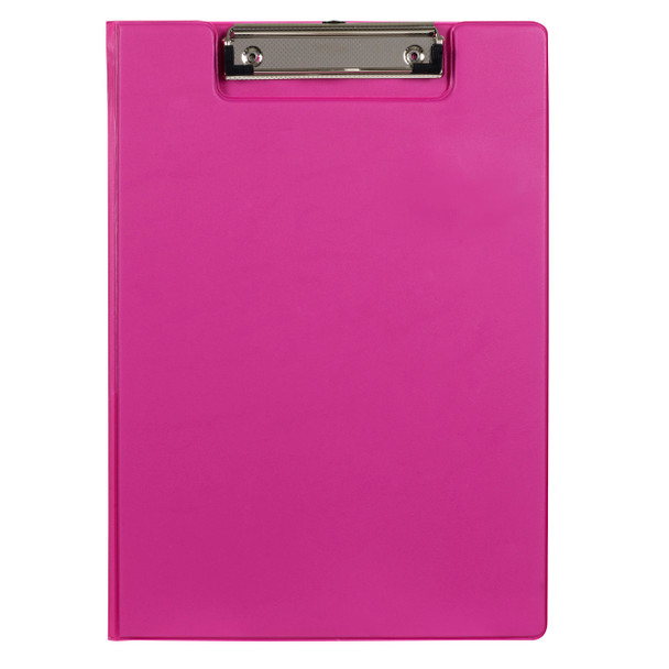 Marbig Clipfolder Polyethylene A4 Summer Colours Pink