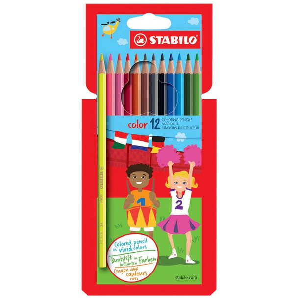 Stabilo #49732 Color Coloured Pencils Wallet 12 Assorted (1912/77-01) - stabilo, stabilo Australia, stabilo highlighter, stabilo pen, stabilo ballpoint, stabilo pencil | It's A Mega Thing