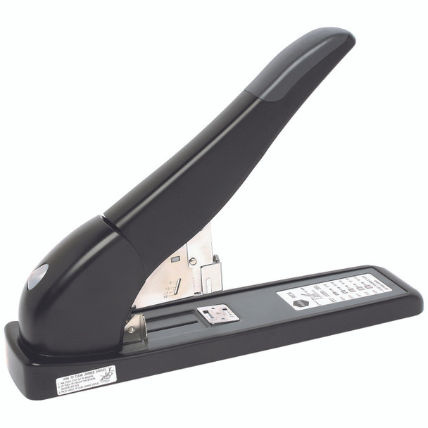Marbig Extra Heavy Duty Half Strip Stapler Black