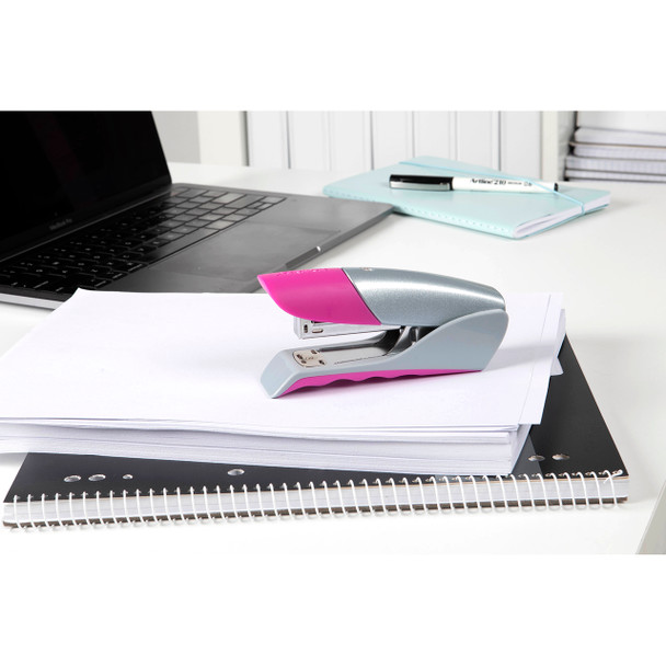 Rexel Stapler Half Strip Pink Gazelle