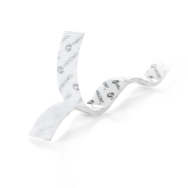 VELCRO BRAND 25577 STICK ON LOOP ONLY TAPE 25MM X 5M ROLL WHITE