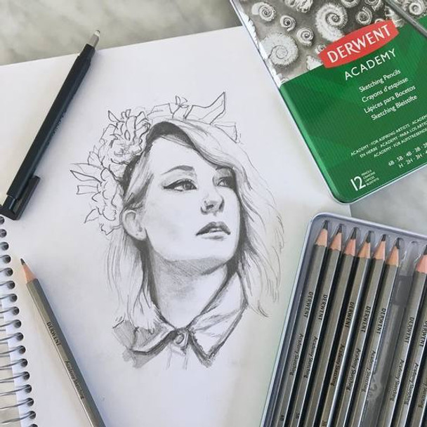 Derwent #R310465 Academy Sketch Book A2 Portrait 20 Pages - Pack 5 - derwent inktense pencils, derwent drawing pencil, derwent graphitint pencil, derwent watercolour pencil | It's A Mega Thing Derwent #R310465 Academy Sketch Book A2 Portrait 20 Pages - Pack 5 - derwent inktense pencils, derwent drawing pencil, derwent graphitint pencil, derwent watercolour pencil | It's A Mega Thing