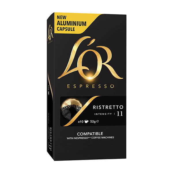 LOR Espresso Capsules Ristretto Intensity 11 Box of 100