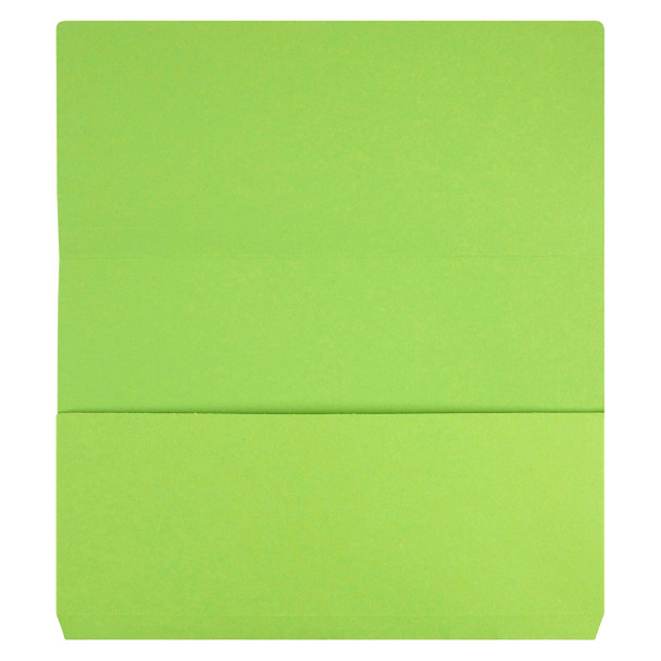 Marbig Slimpick Foolscap Document Wallet Green Box of 50