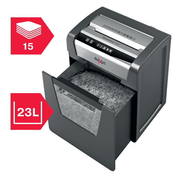 Rexel #2104576Au Momentum X415 Paper Shredder Cross Cut Black - Rexel carpenter pencil, Rexel snap lock, Rexel key ring, Rexel officeworks | It's A Mega Thing