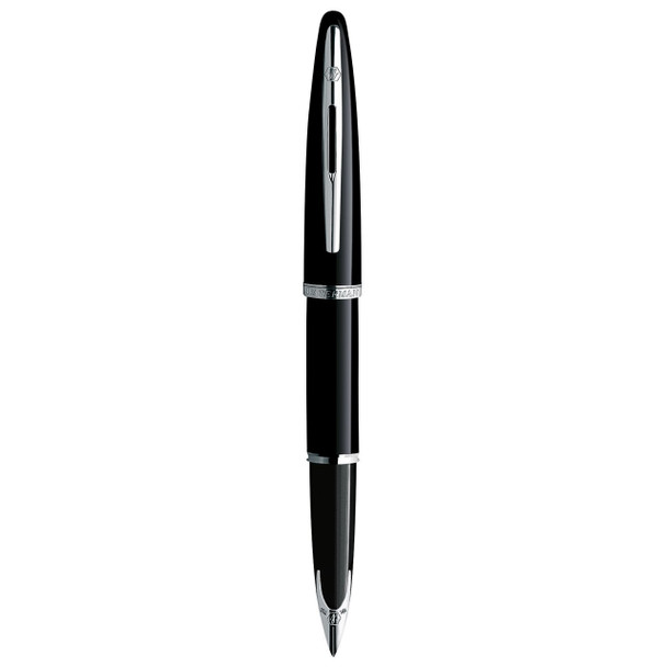 Waterman #S0293960 Carene Black Sea Silver Trim Fountain Pen in a Box | It's A Mega Thing