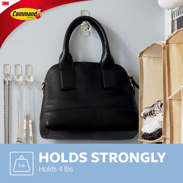 Command Crystal Hook Large Clear (1.8kg)